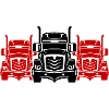 Trucker LKW Fahrer Team