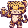 Leopard Beer Pixel