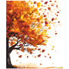 AUTUMN TREE LEAVES