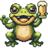 Frosch Bier Pixel