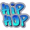 Hip Hop Text Graffiti