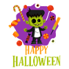 Halloween HAPPY HALLOWEEN Party Kids