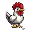 Farm Chicken and Rooster