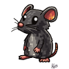 Lustige Ratte Maus