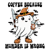 Ghost Witch with Coffee 