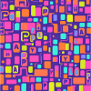 Buntes Quadrat