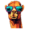 Lunettes de soleil camel