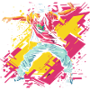 Breakdancer Graffiti