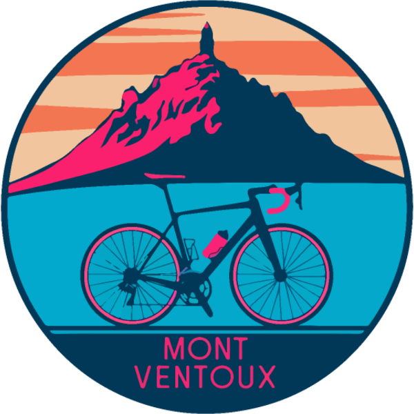 Koszulka "Design de T-shirt Mont Ventoux"