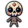 Pixelart Skeleton
