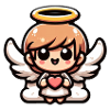 Cute Cartoon Angel