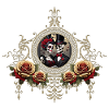 Romantik eines Totenkopf-Hochzeitspaares