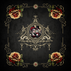 Romantic of a Skull Wedding Couple