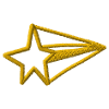 Star embroidered