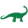 Dino brodé