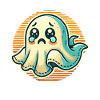 Sad Ghost Funny Ghost Design
