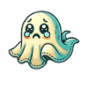 Sad Ghost Funny Ghost Design