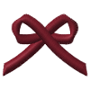 Embroidered bow