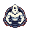 Bodybuilding Ghost Funny Gym Ghost