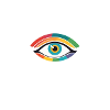 Bunte Auge