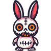 Lapin Halloween Bande dessinée Drôle