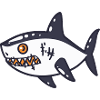 Shark Halloween Comic Funny