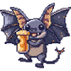 Bat Beer Pixel