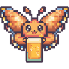 Papillon bière pixel
