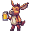 Esel Bier Pixel