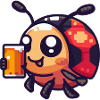 Ladybug Beer Pixel