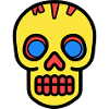 Skull Symbol Halloween Skeleton
