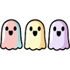 Geister Halloween Bunt