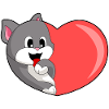 Cœur de chat