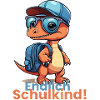 Endlich Schulkind Schulstart Schulanfang Spruch