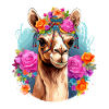 Kamel Kamelkopf Blumen