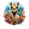 Camel Camel Head Flowers