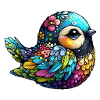Floral Bird Harmony