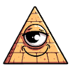 All Seeing Pyramid Eye