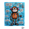 Funny, funky robot monkey