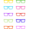 Colourful Glasses
