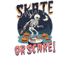 Halloween Eishockey Schlittschuh oder Schrecken!
