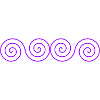 violet spirals