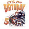 Graffiti Astronaut 5th Birthday