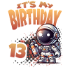 Graffiti Astronaut 13th Birthday