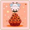 PUMPKIN CUPCAKE HALLOWEEN HONEY BEE