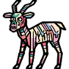 Mountain Goat Halloween Comic Zombie
