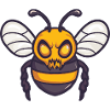 Bee Halloween Comic Zombie