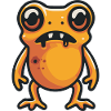 Frog Halloween Comic Zombie