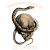 Gothic Skull & Snake Design