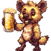Hyena Beer Pixel